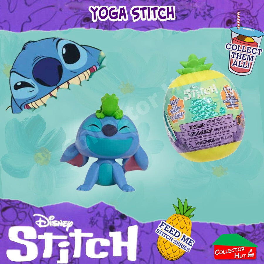 Disney Stitch Feed Me Mini Figures Series 4 PINEAPPLE POD Identified SEALED