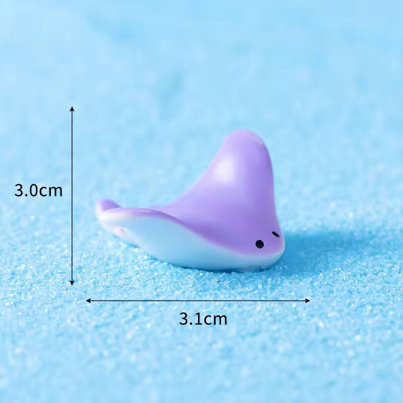 Mini Aquarium Decorations Cute Sea Life