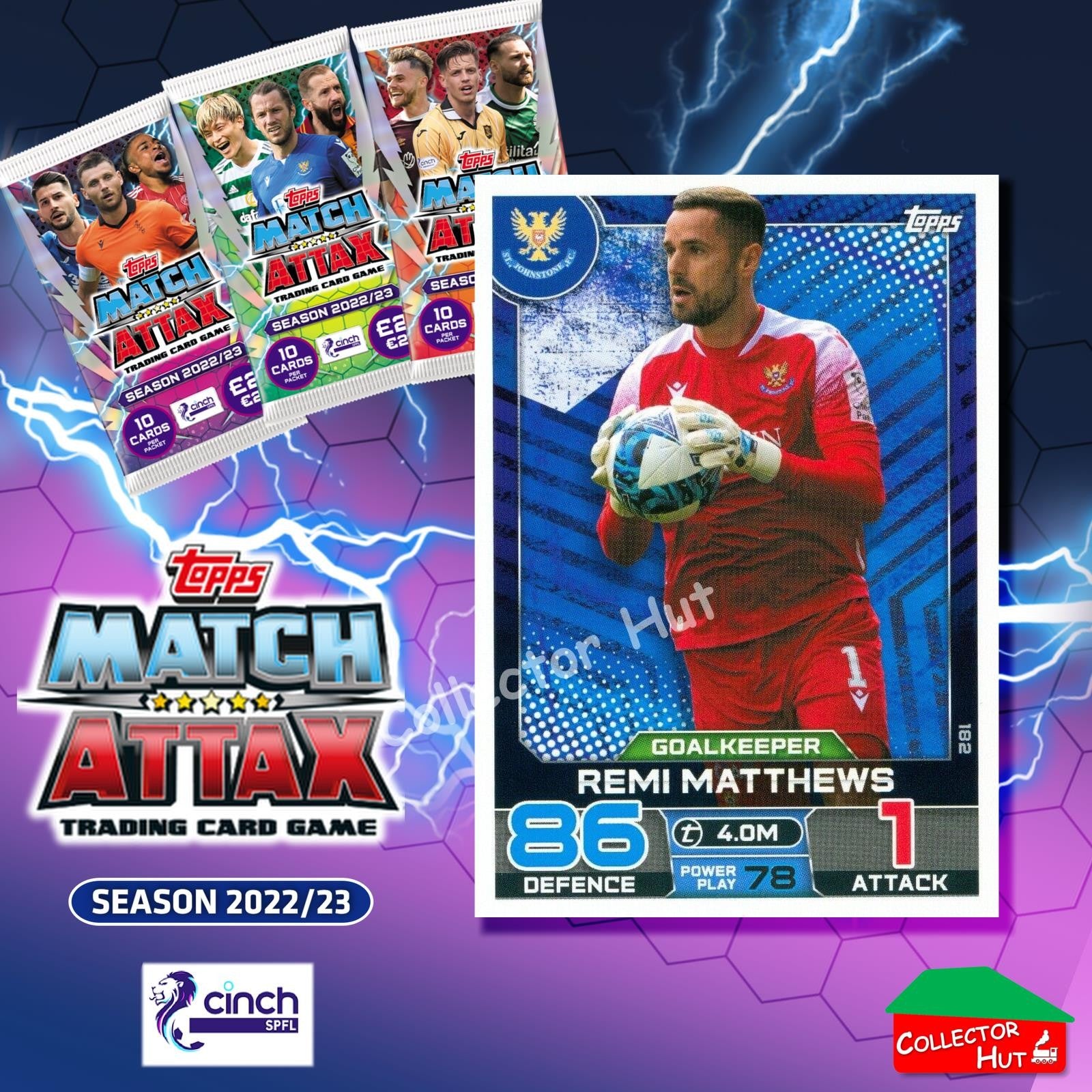 TOPPS MATCH ATTAX SPFL 2022/23 #163-264 Choose Your Card