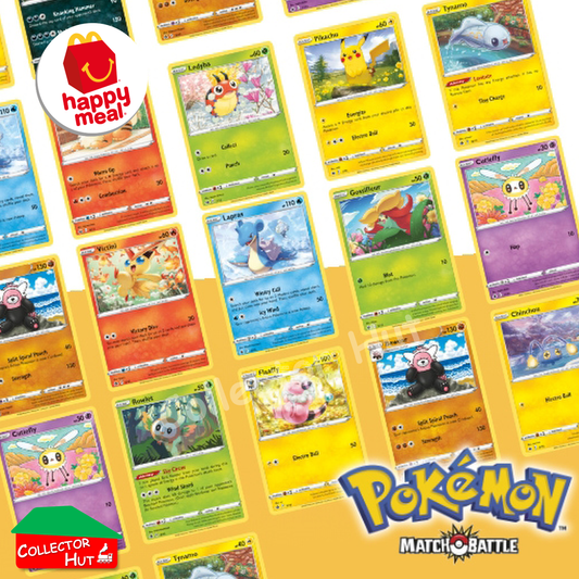 McDonald's Happy Meal 2022 Pokémon Match Battle Trading Cards Boosters & Sets