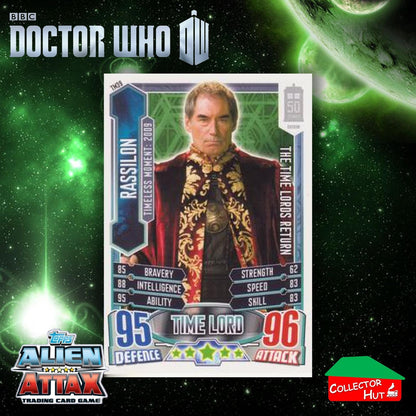 Topps Doctor Who Alien Attax 50th Anniversary Edition Companion Timeless Cards