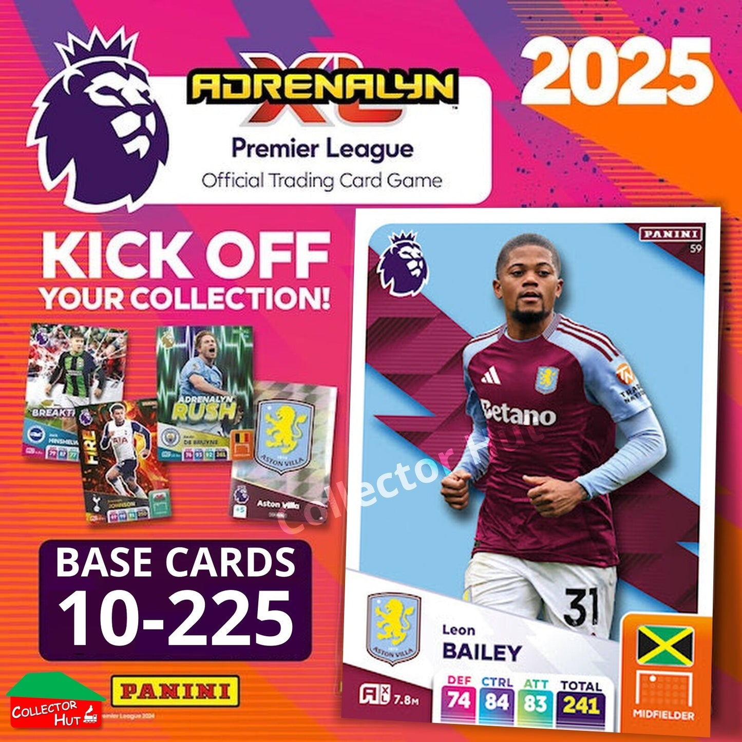 Panini Adrenalyn XL Premier League 2025 2024/25 Base & Foils #10-225