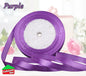 Satin Ribbon Roll Double Sided 23m Various Colours Sizes 10mm 15mm Widths