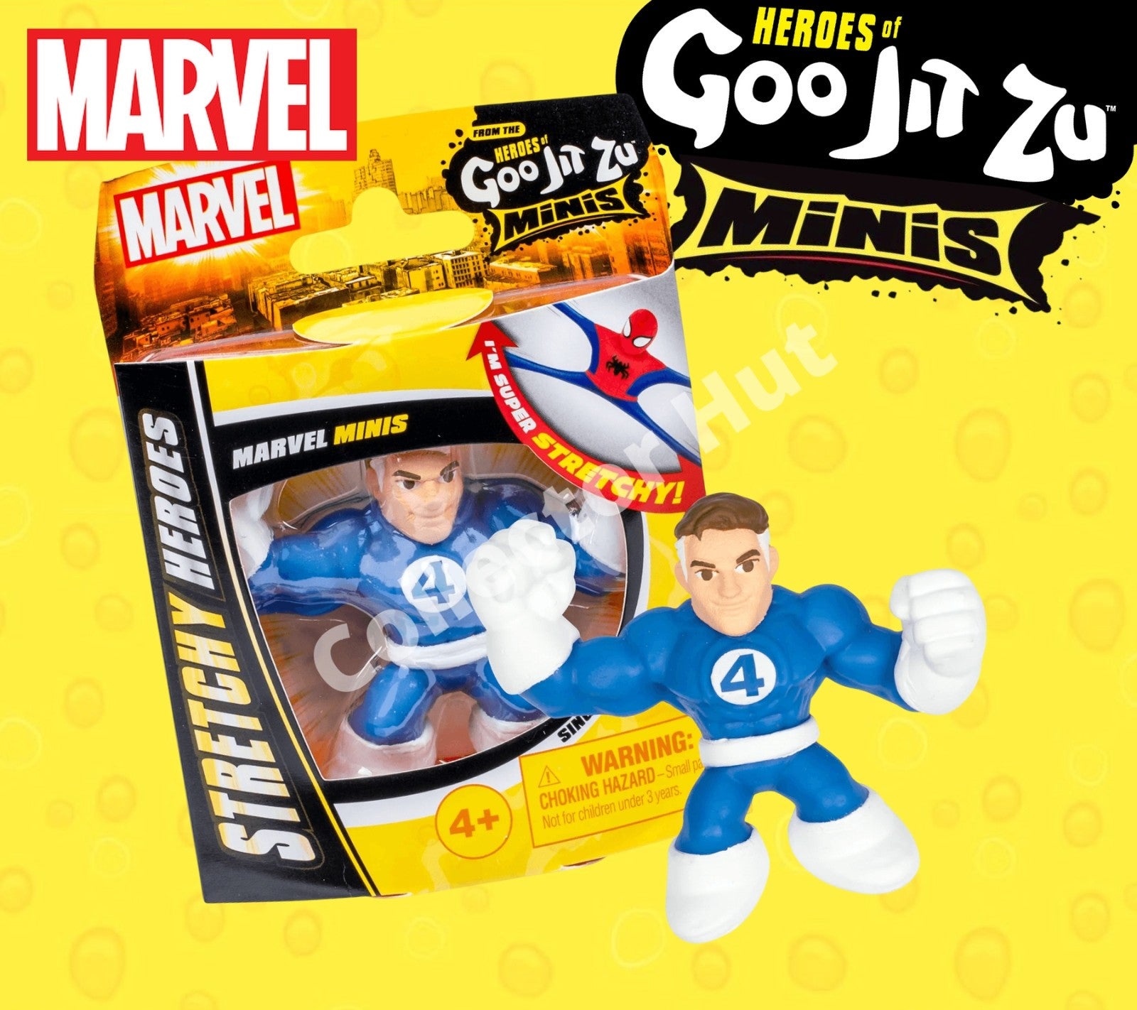 Heroes of Goo Jit Zu Minis Marvel Stretchy Sensory Toys to Collect!