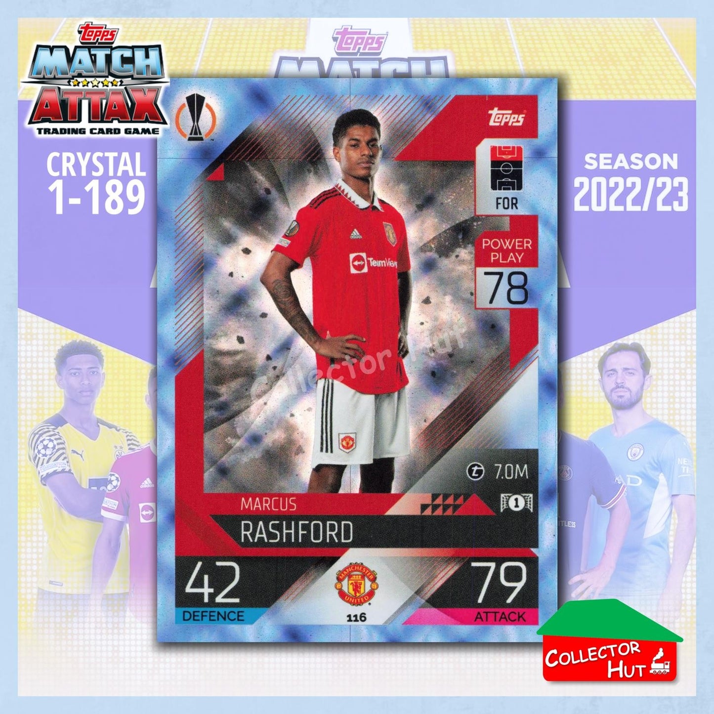 Topps Match Attax Europa Champions League 2022/23 Crystal Parallel Cards 1-189