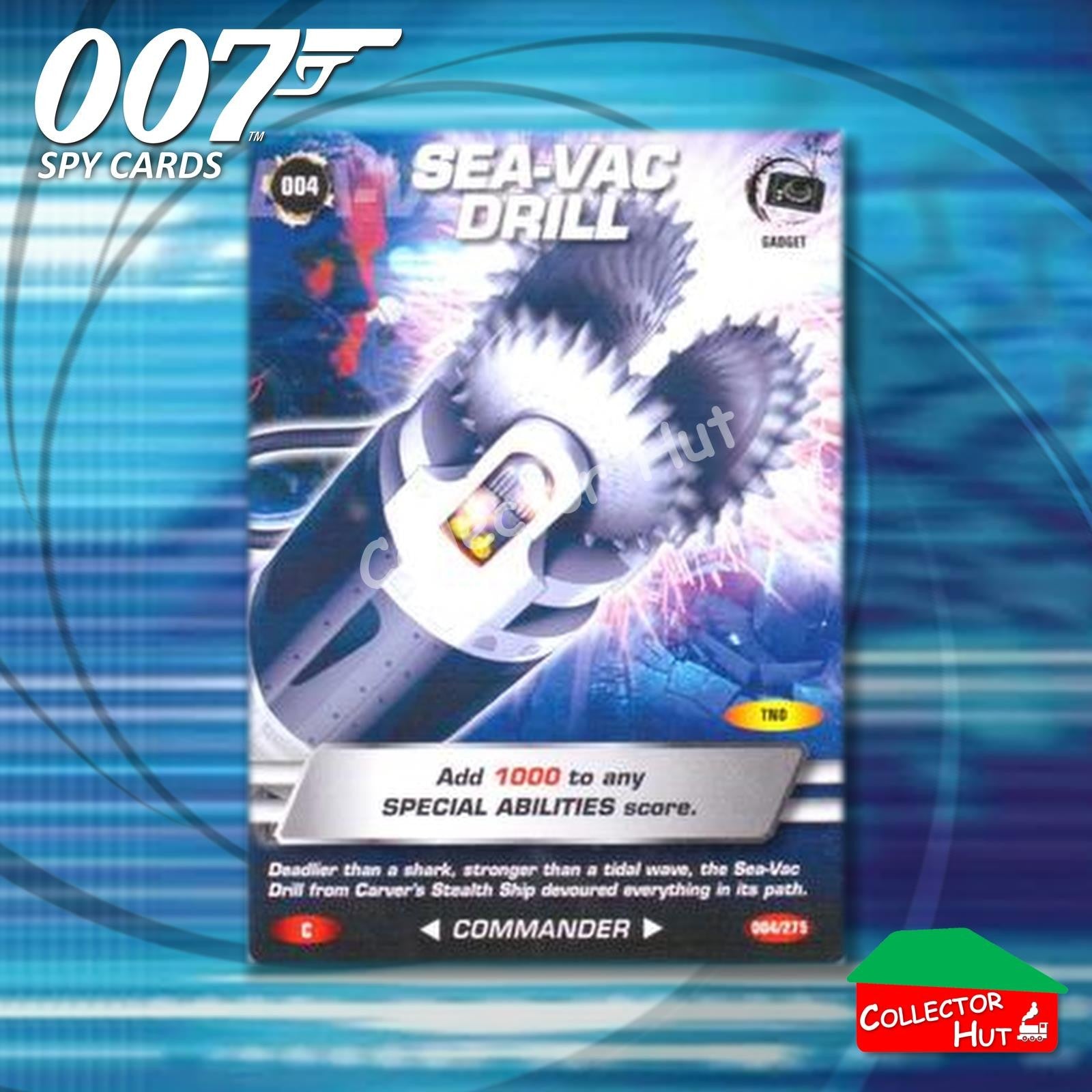 James Bond 007 Commander Spy Cards BASE COMMON YOU CHOOSE