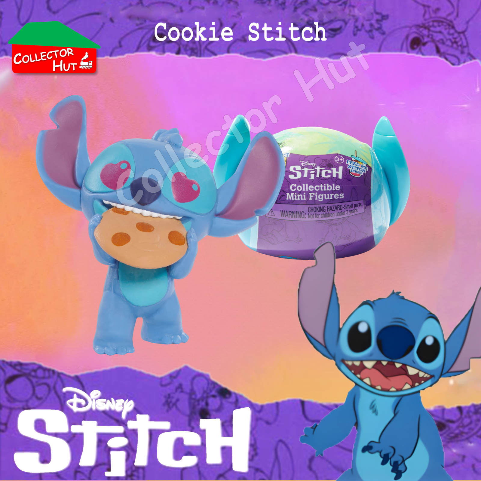 Disney Stitch Feed Me Blind Mini Figures Series 1 (Identified) New & Sealed