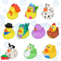 Novelty Rubber Ducks 5cm Assorted Characters Designs Henbrandt