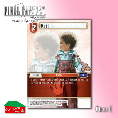 Final Fantasy Trading Card Game OPUS I Singles You Choose