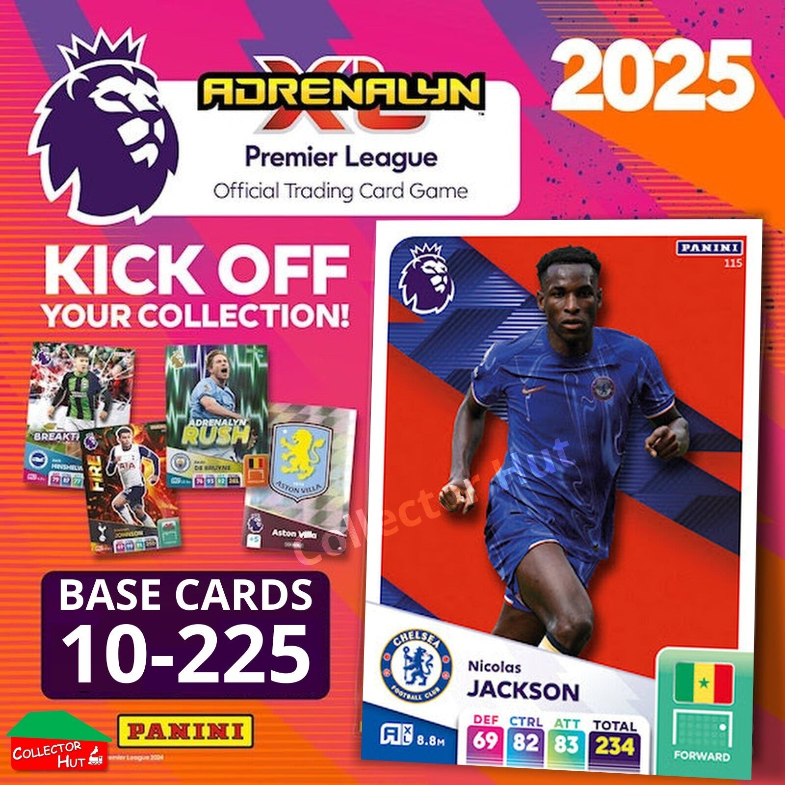 Panini Adrenalyn XL Premier League 2025 2024/25 Base & Foils #10-225