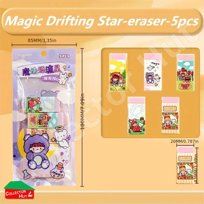 Novelty Sandwich Erasers 3pcs 5pcs 6pcs School Gift Party Bag Stocking Fillers