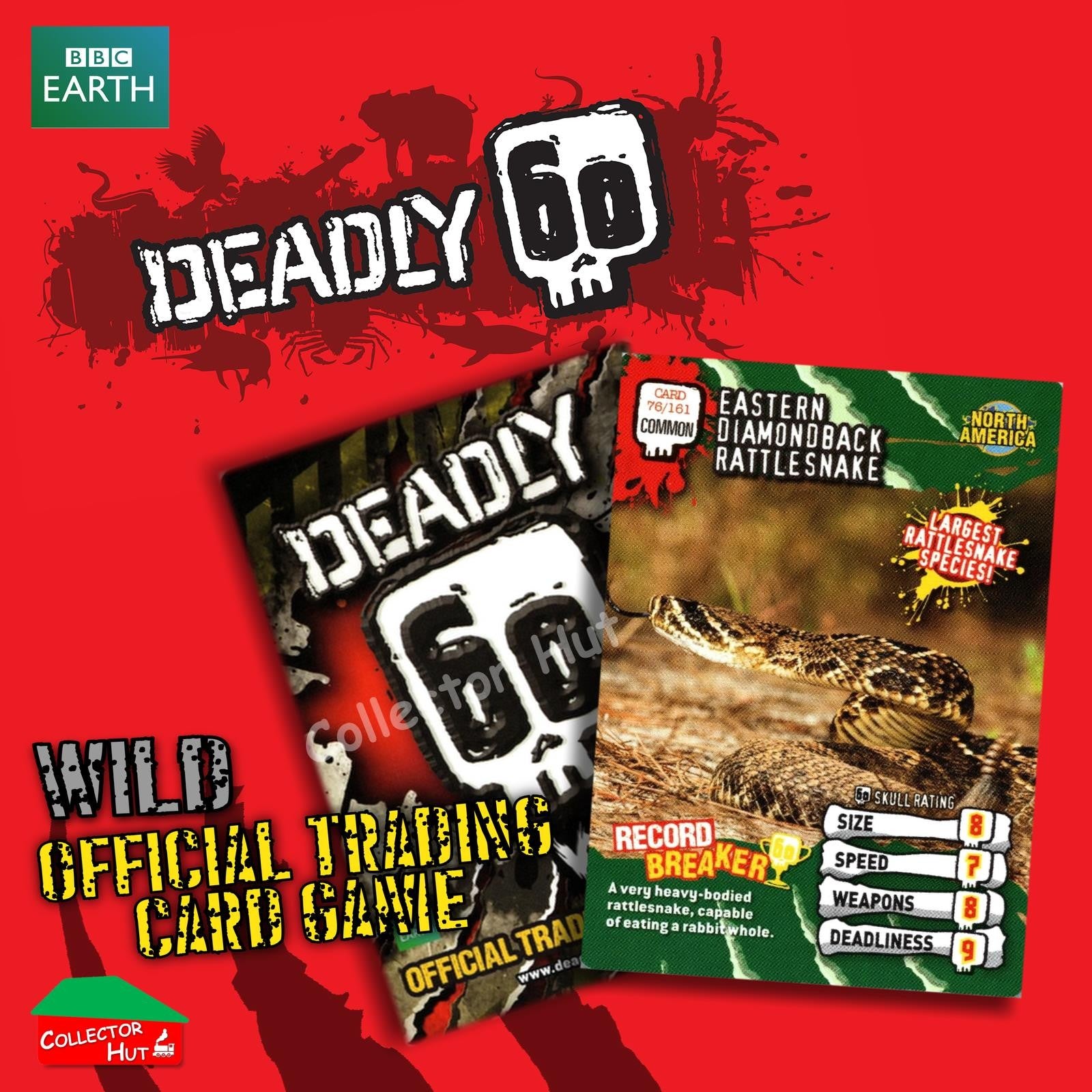 CBBC Deadly 60 WILD Trading Cards  Choose Your Cards