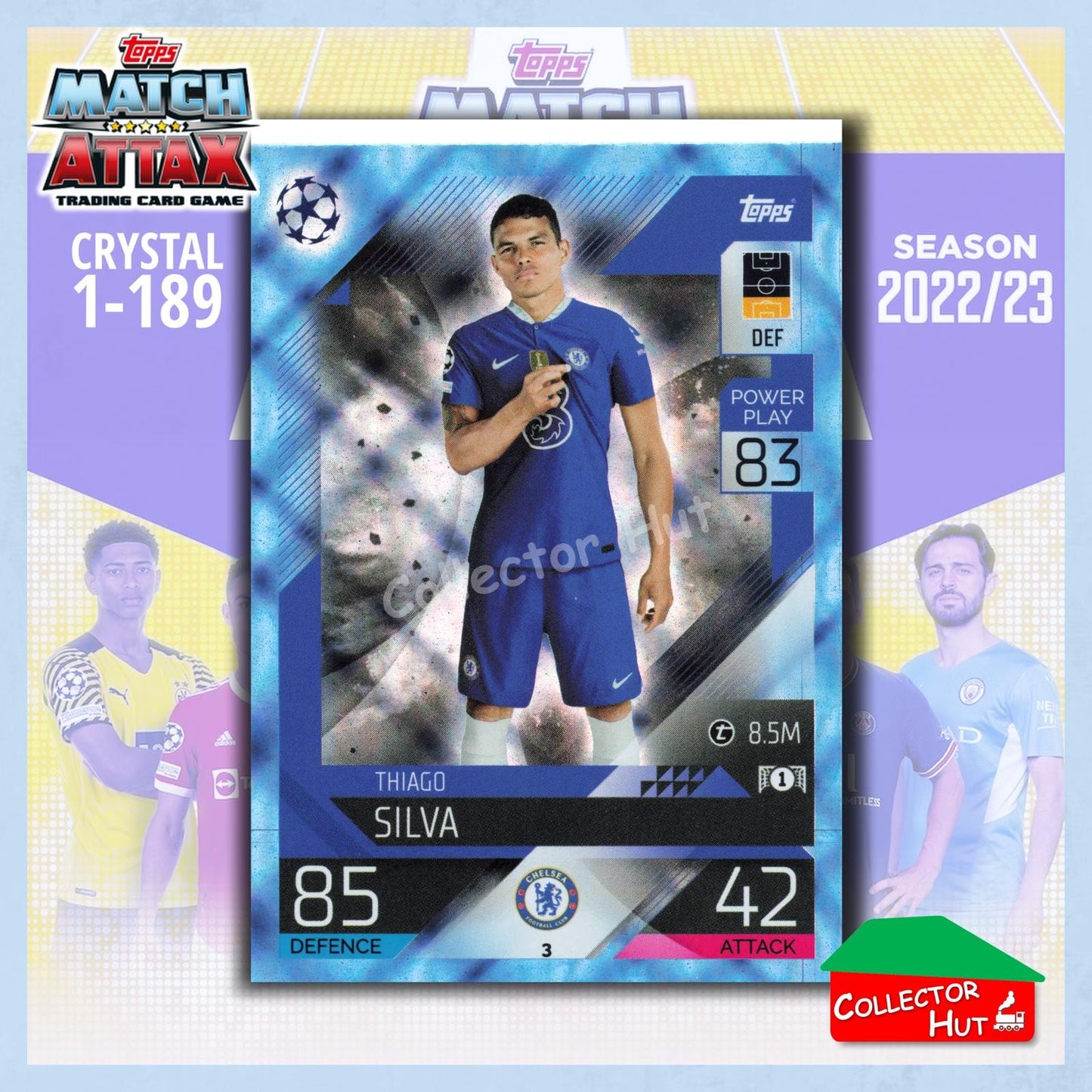 Topps Match Attax Europa Champions League 2022/23 Crystal Parallel Cards 1-189