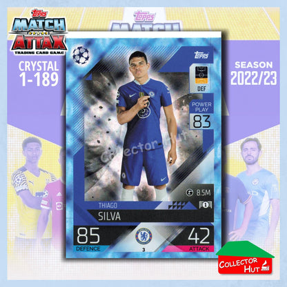 Topps Match Attax Europa Champions League 2022/23 Crystal Parallel Cards 1-189