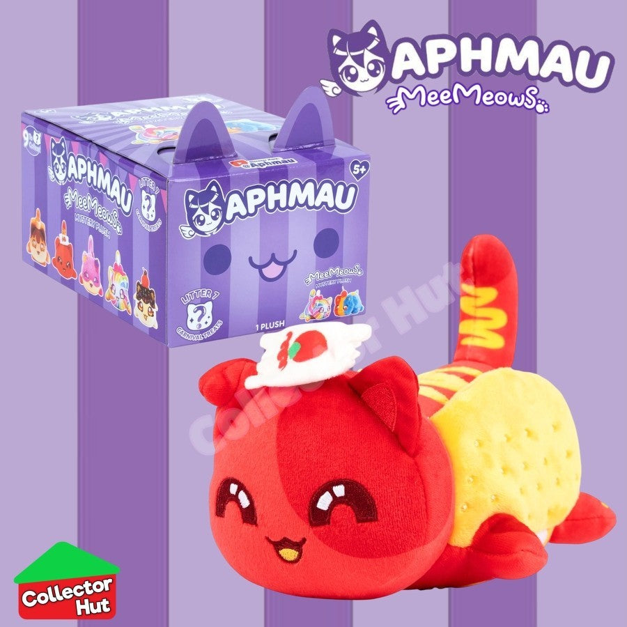 Aphmau MeeMeows Mystery 6" Plush Litter 7 Carnival Circus IDENTIFIED You Choose