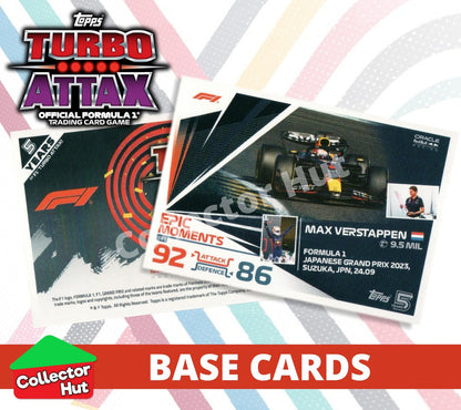 Topps Turbo Attax Formula 1 F1 2024 #167-312 Base Cards YOU CHOOSE