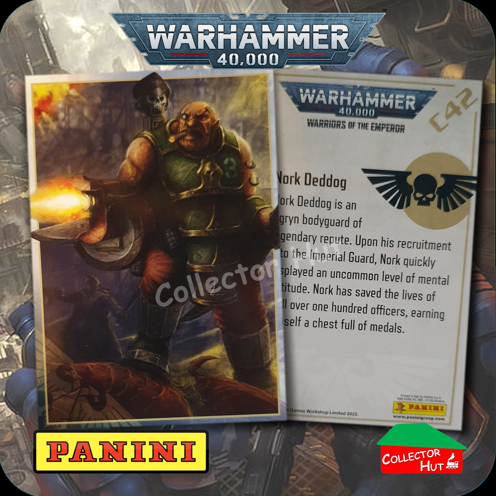 PANINI Warhammer 40,000 40k Warriors of the Emperor Trading Cards You Choose