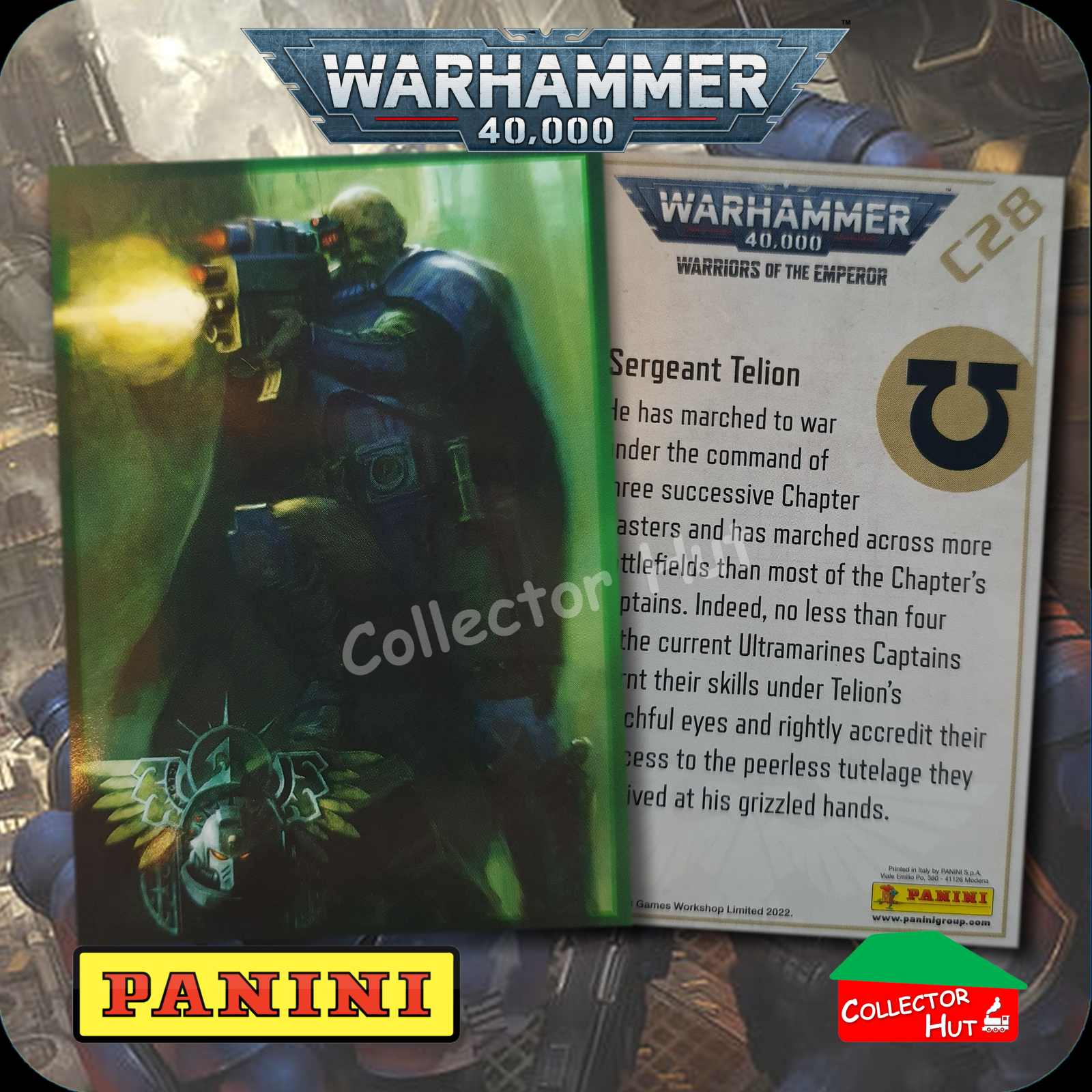 PANINI Warhammer 40,000 40k Warriors of the Emperor Trading Cards You Choose