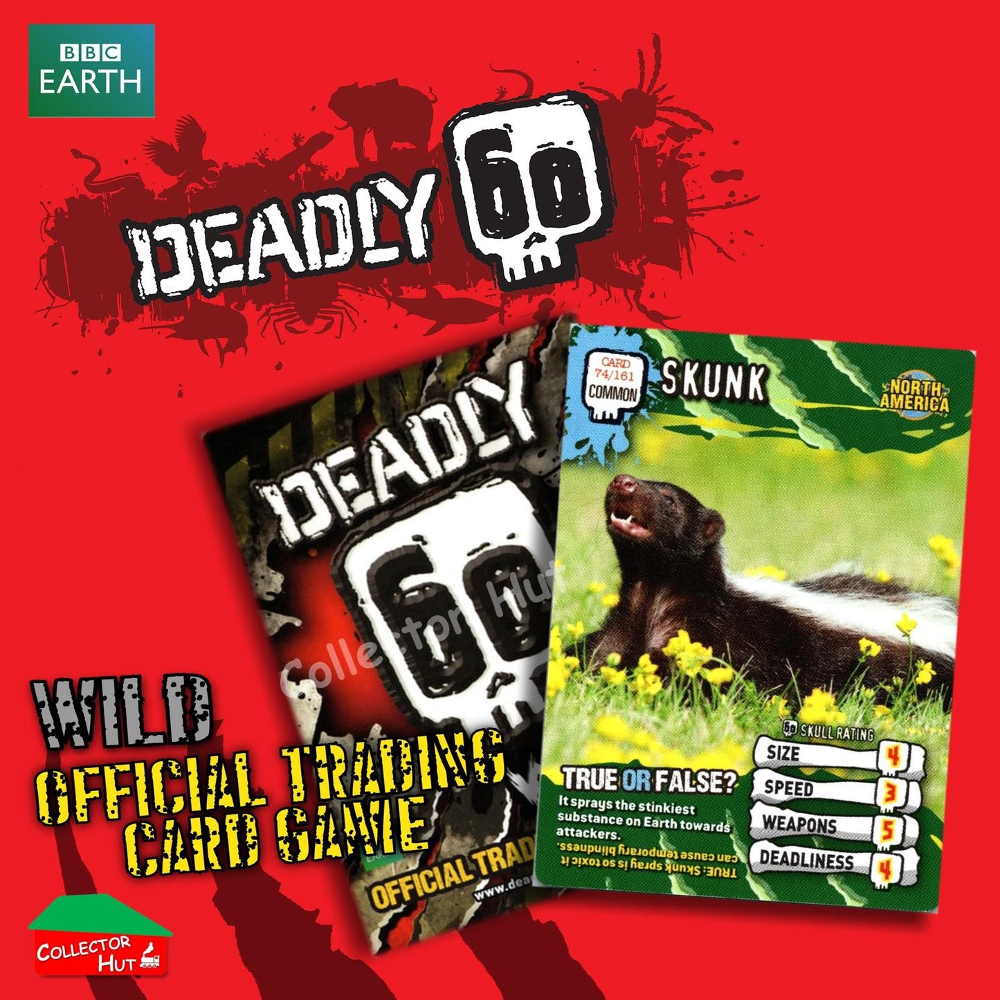 CBBC Deadly 60 WILD Trading Cards  Choose Your Cards