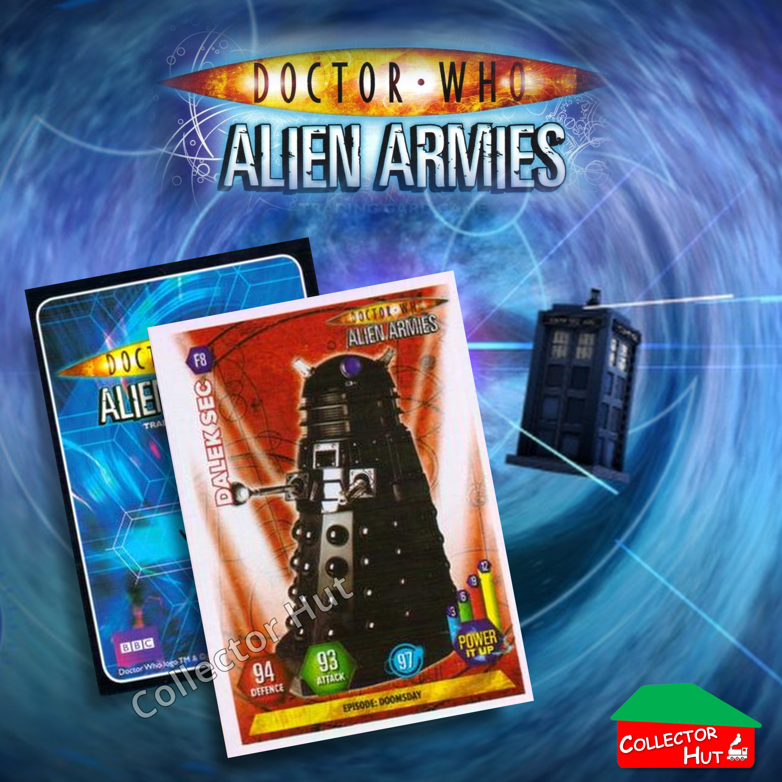 DOCTOR WHO Alien Armies Trading Cards Glitter Super Emboss Foil Cards