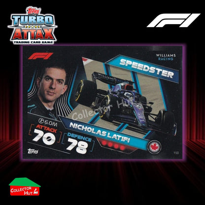 Topps Turbo Attax Formula 1 F1 2022 #136-279 Base Cards YOU CHOOSE