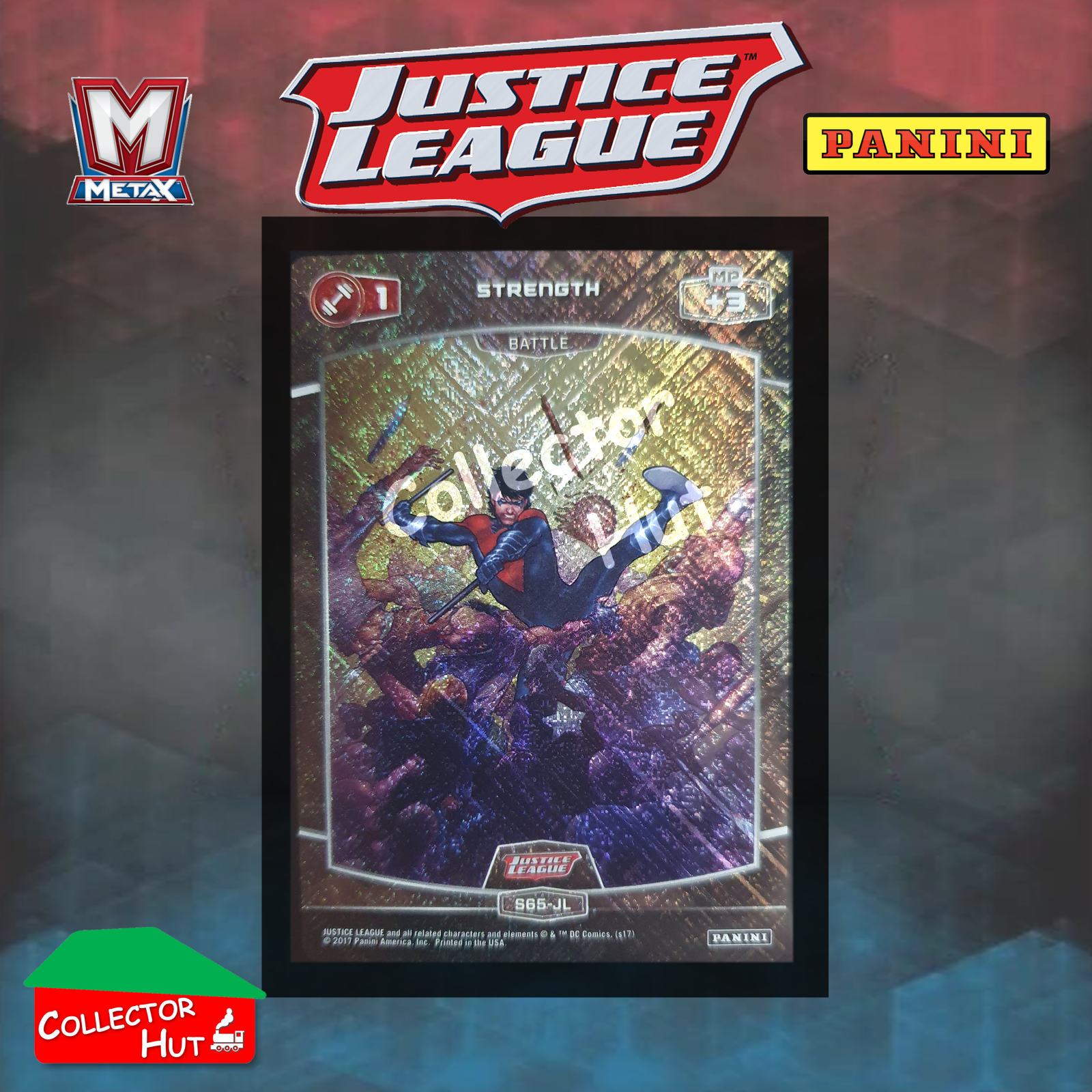 Panini MetaX DC Justice League Foil Cards S1-S72 Choose Your Card