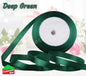 Satin Ribbon Roll Double Sided 23m Various Colours Sizes 10mm 15mm Widths