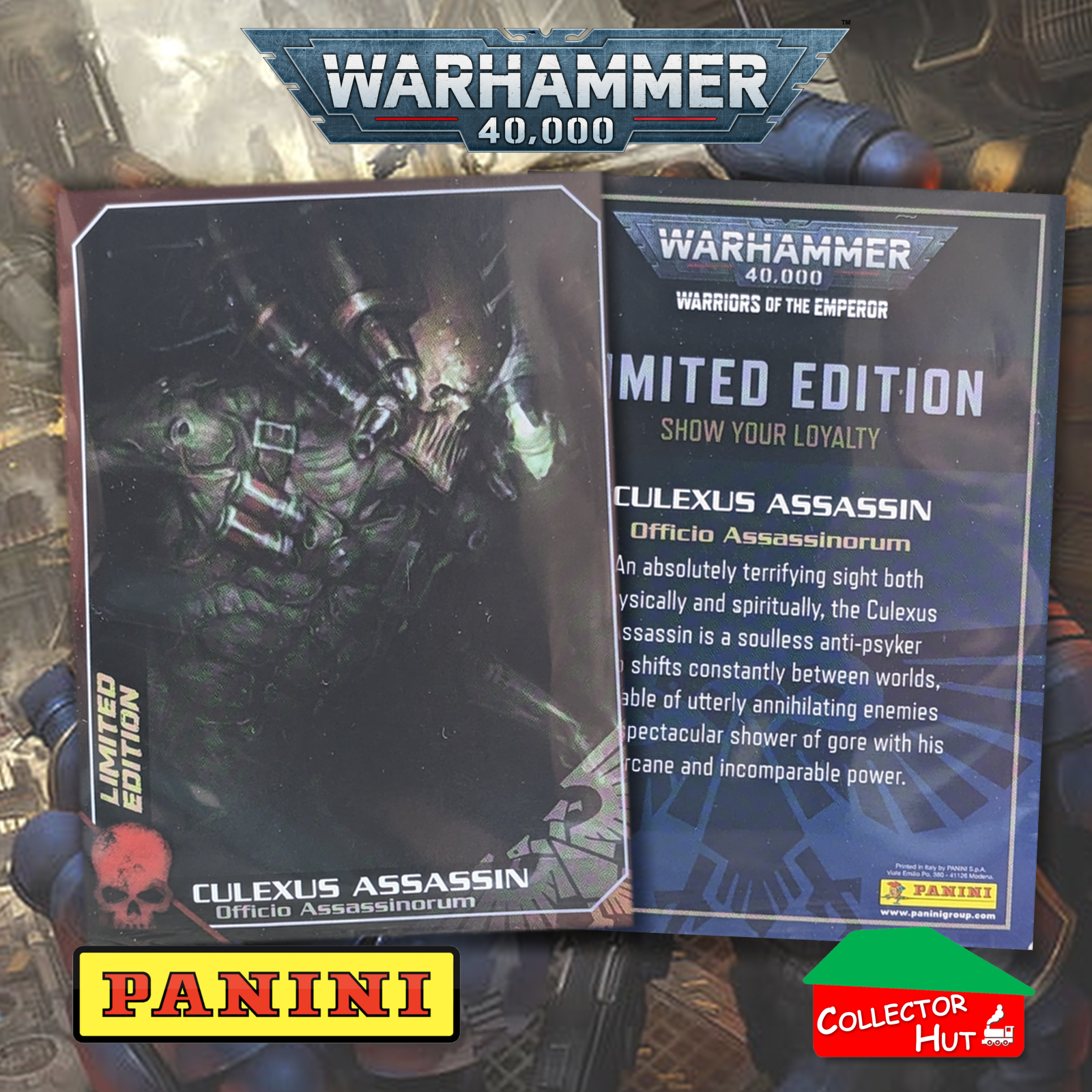 PANINI Warhammer 40,000 40k Warriors of the Emperor Trading Cards You Choose