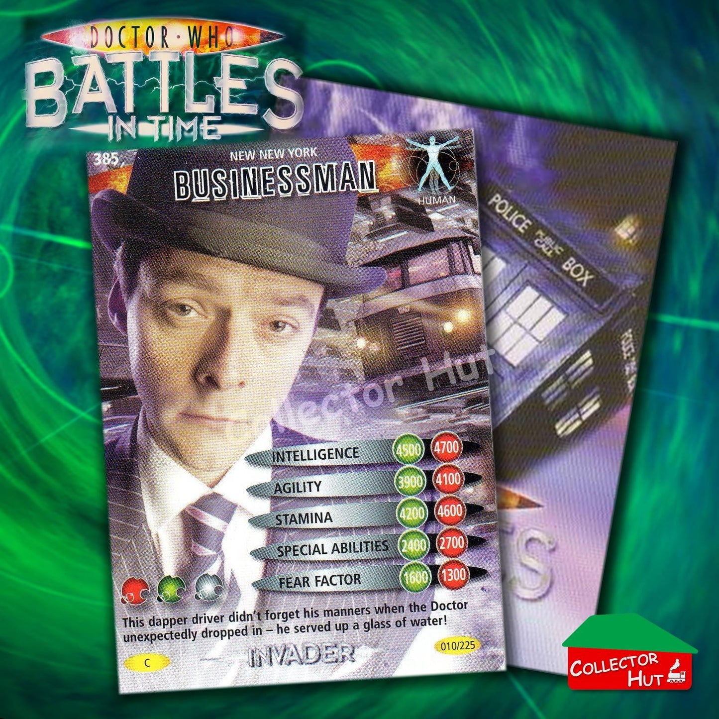 DOCTOR WHO Battles in Time #376-600 INVADER RARE & COMMON CARDS YOU CHOOSE
