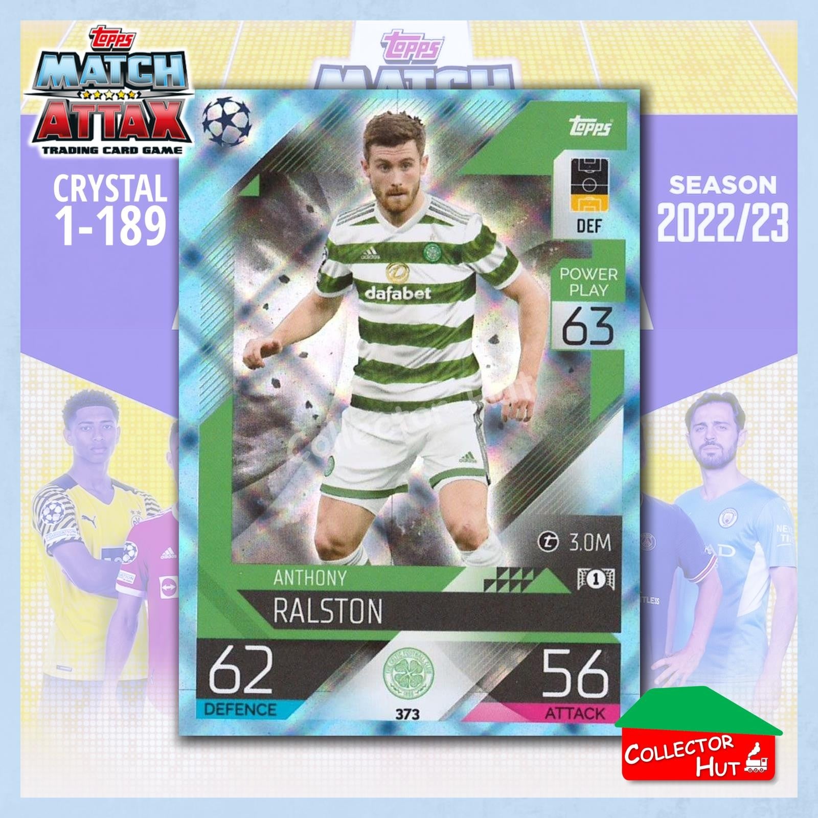 Topps Match Attax Europa Champions League 2022/23 Crystal Parallel Cards 190-387
