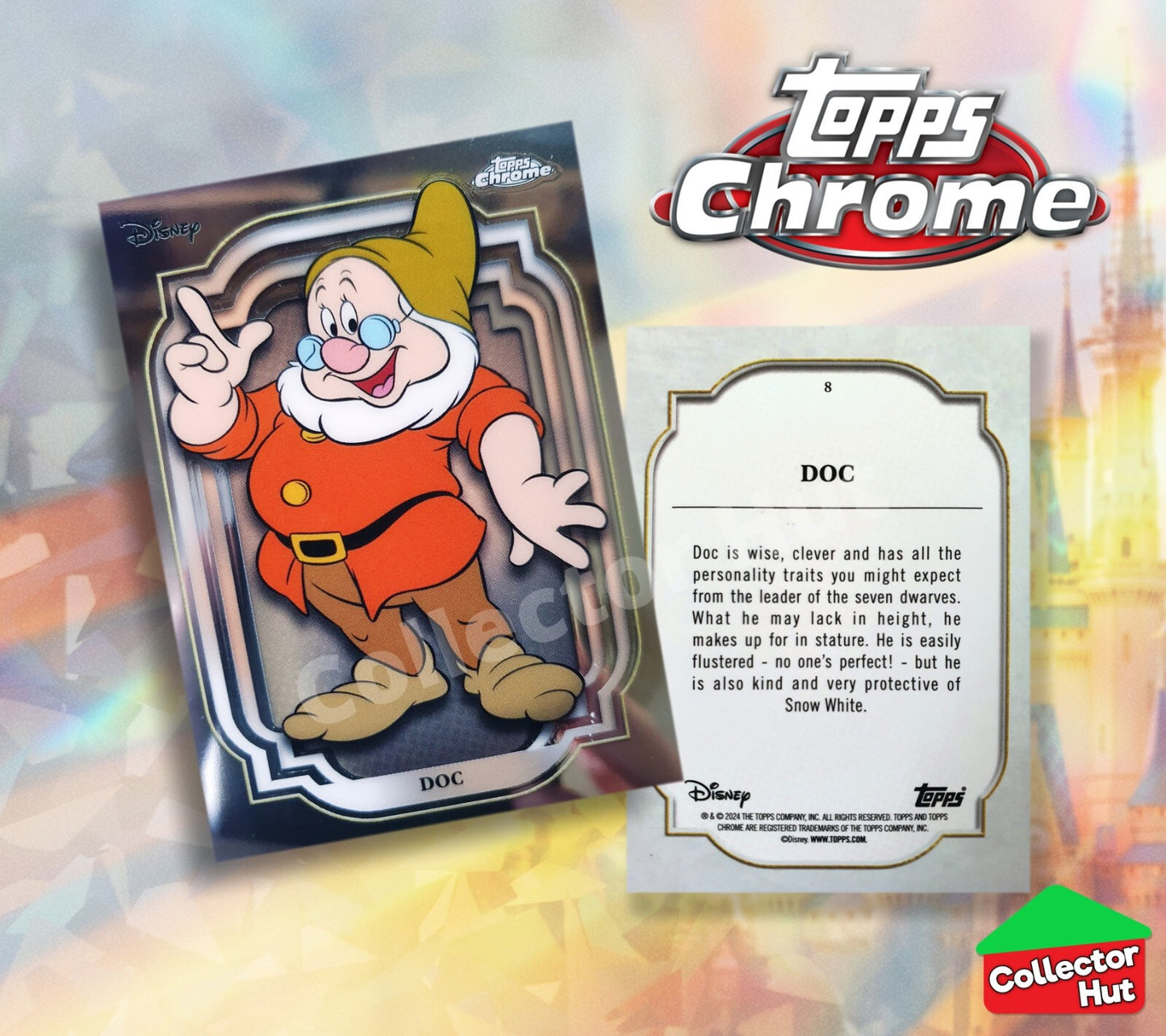 Disney Topps Chrome 2024 Base Cards 1-200 Pick Singles to Complete Your Set