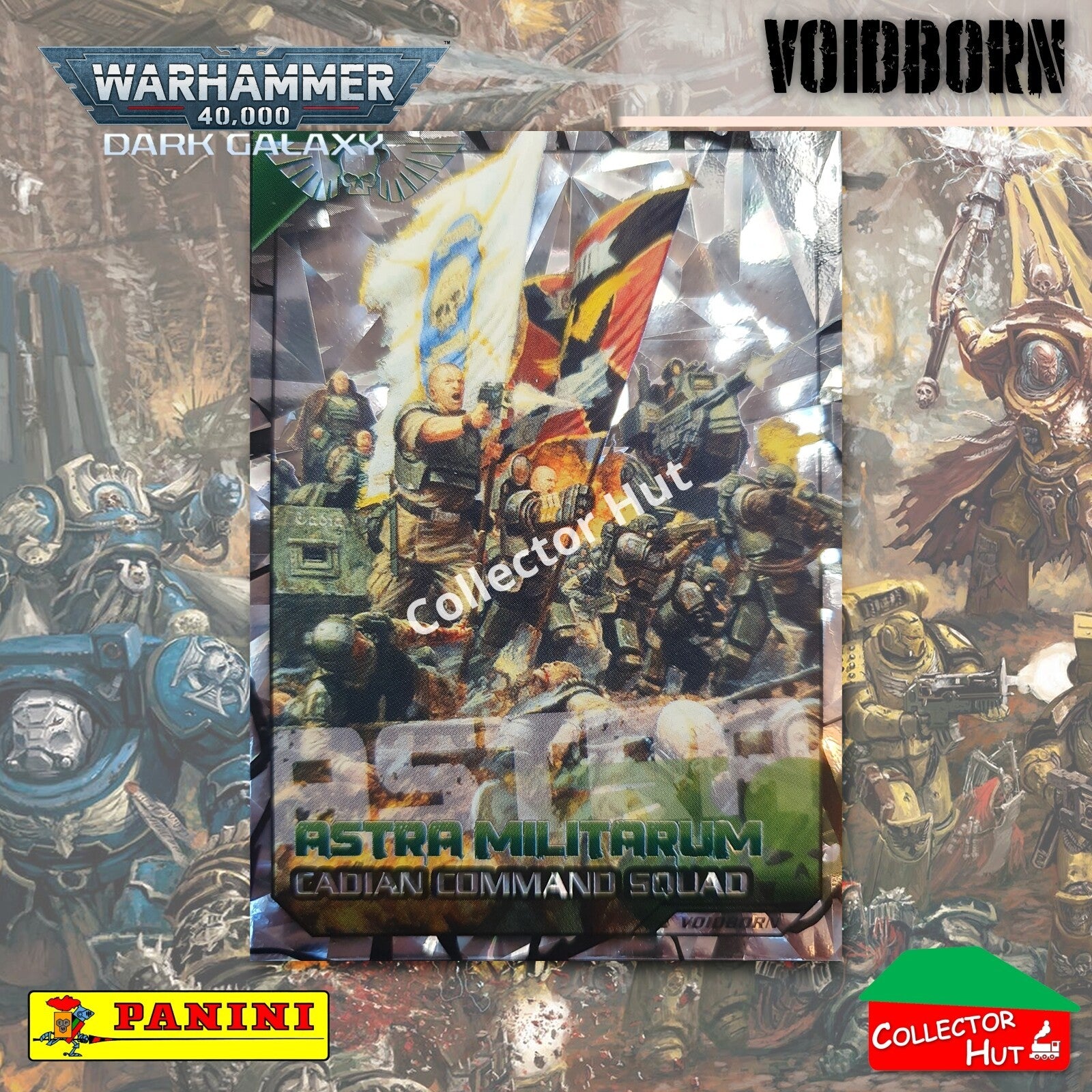 PANINI Warhammer 40,000 Dark Galaxy Parallel Trading Card Crusade Vanguard Purge