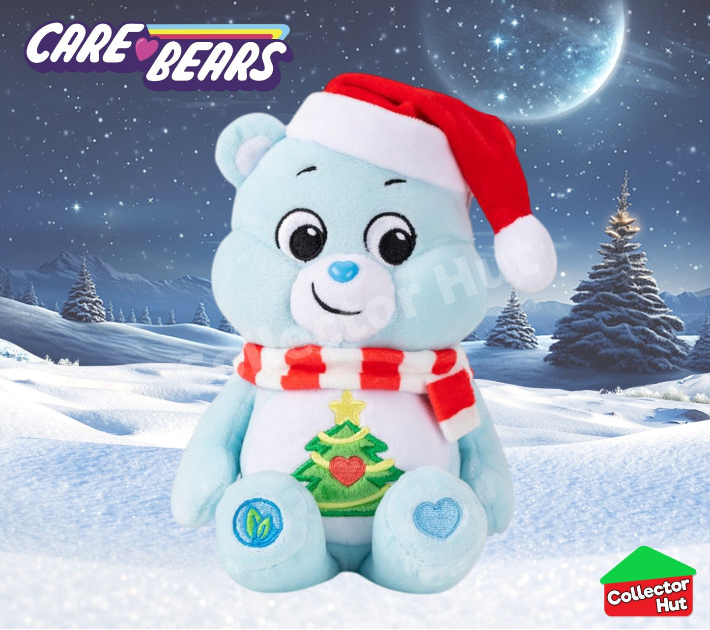 Care Bears Holidays Fun Size Plush Christmas Limited Edition 9" / 22cm