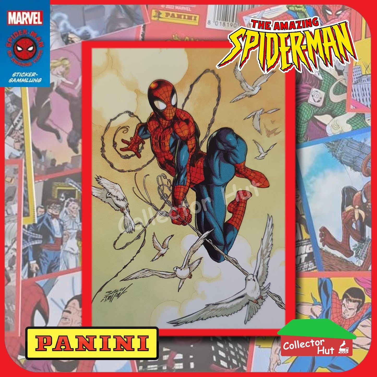 Panini The Amazing Spider-Man 60th Anniversary Sticker Collection Singles