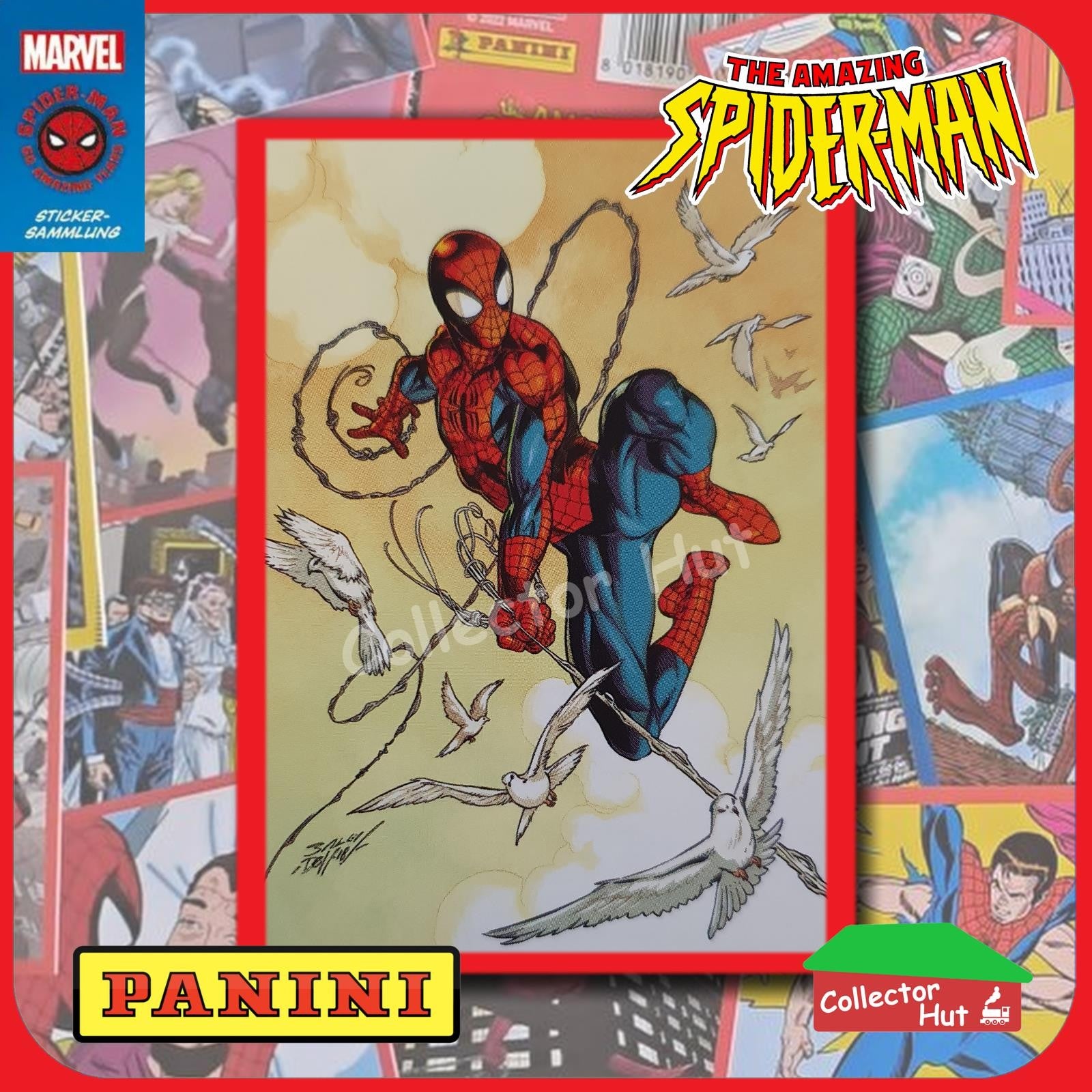 Panini The Amazing Spider-Man 60th Anniversary Sticker Collection Singles