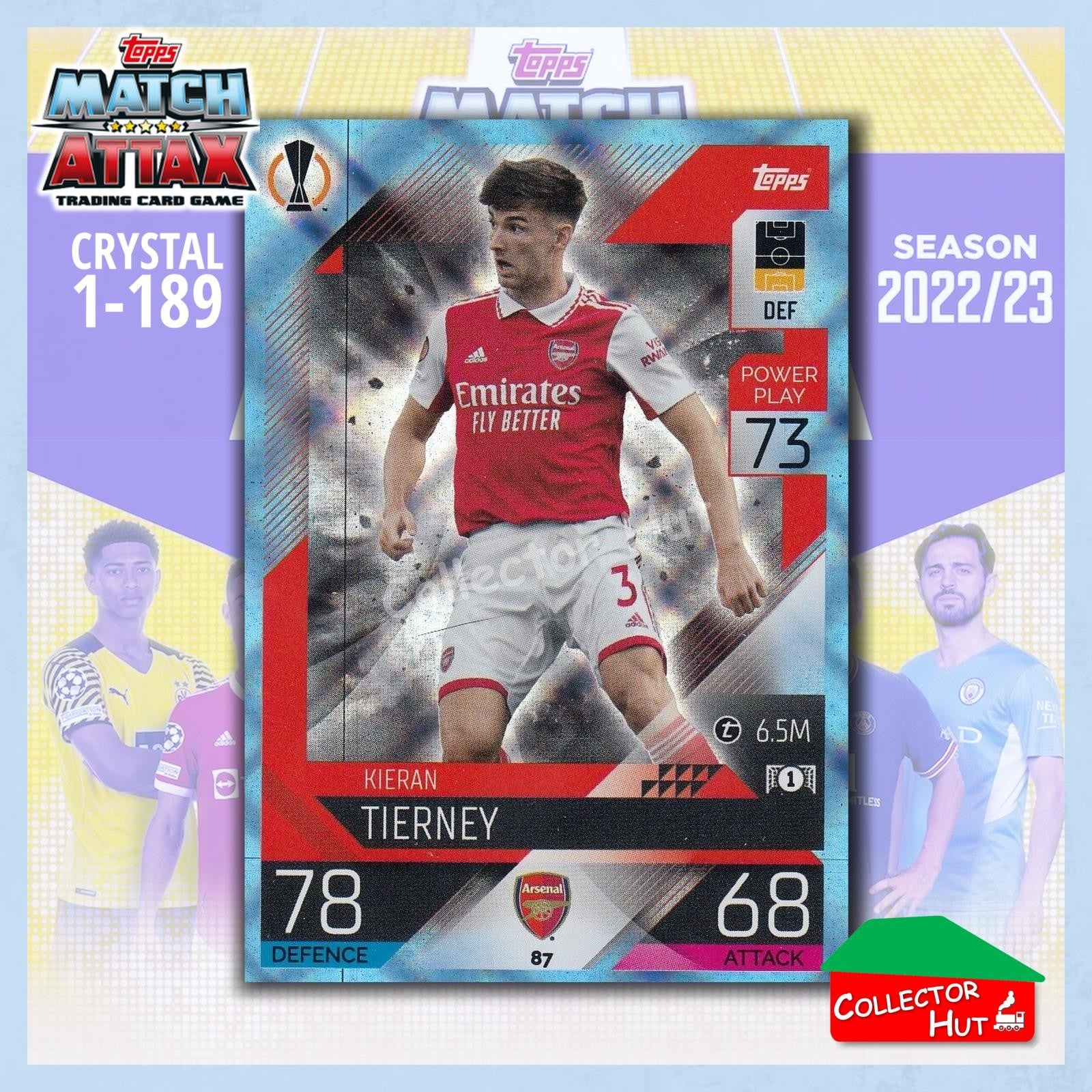 Topps Match Attax Europa Champions League 2022/23 Crystal Parallel Cards 1-189