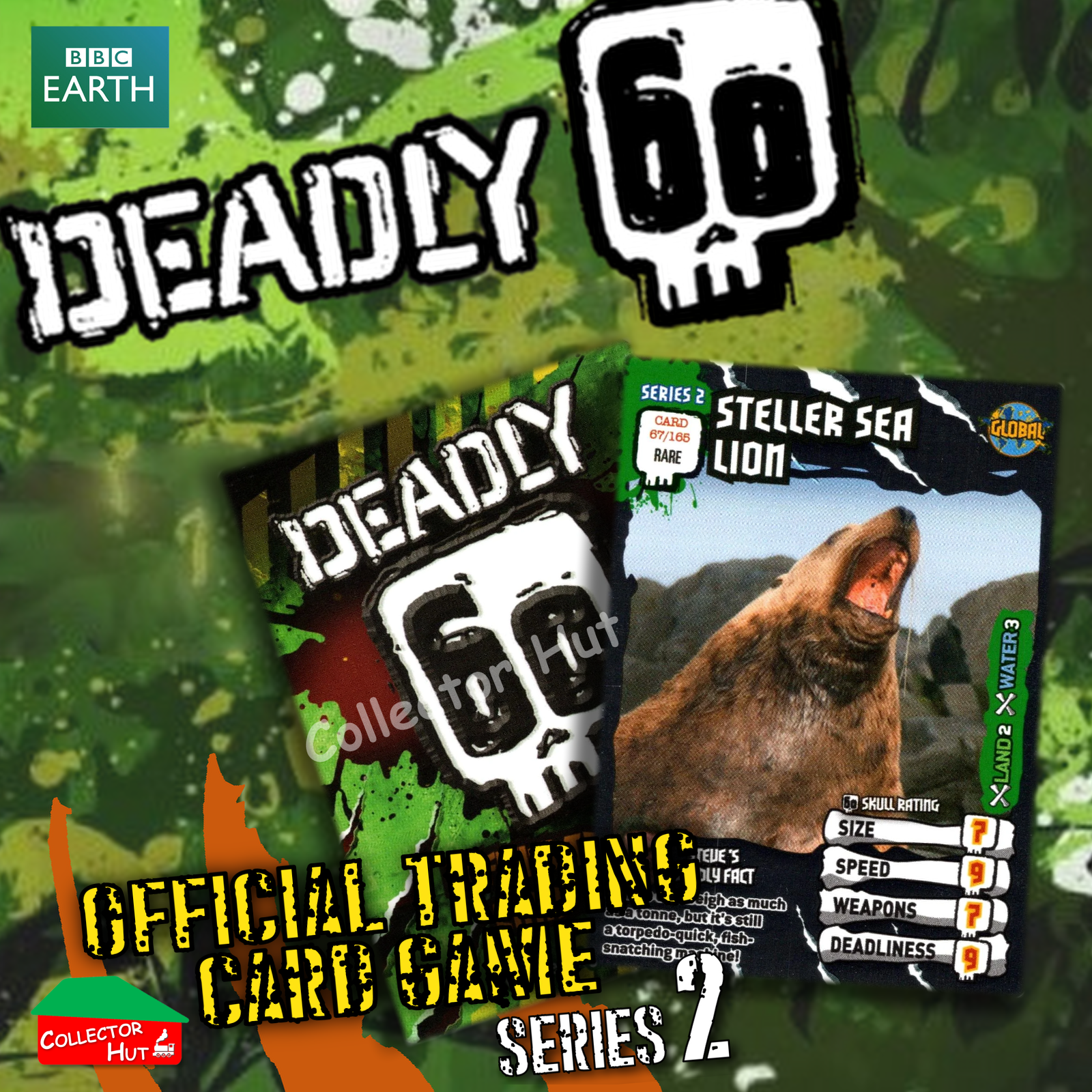 CBBC Deadly 60 Season 1, 2 & Wild FOIL RARE LIMITED Trading Cards