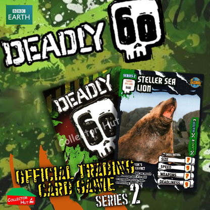 CBBC Deadly 60 Season 1, 2 & Wild FOIL RARE LIMITED Trading Cards