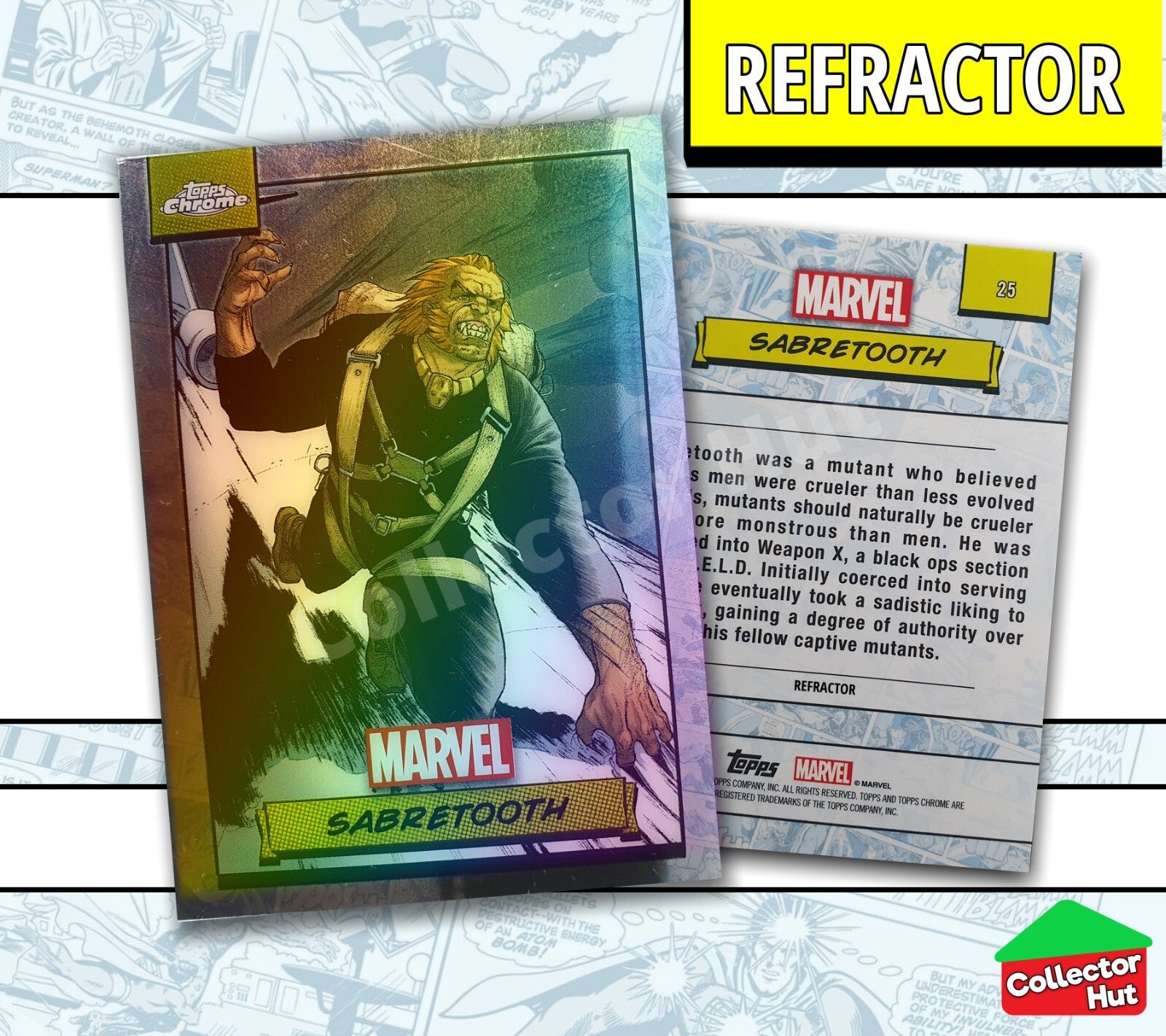 Marvel Topps Chrome 2024 REFRACTOR Card Collection YOU CHOOSE