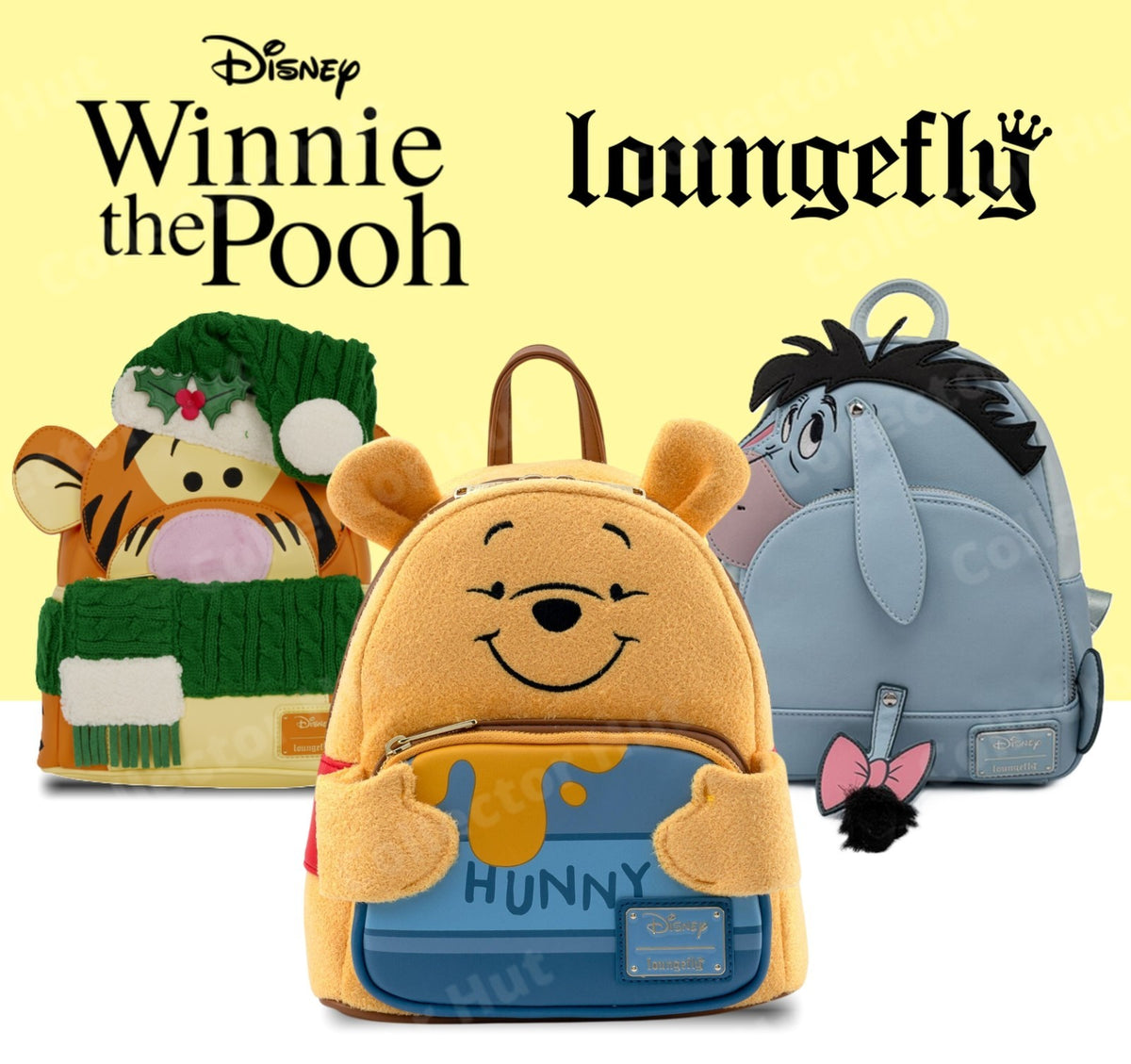 Loungefly Winnie the Pooh Mini Backpacks Eeyore Tigger