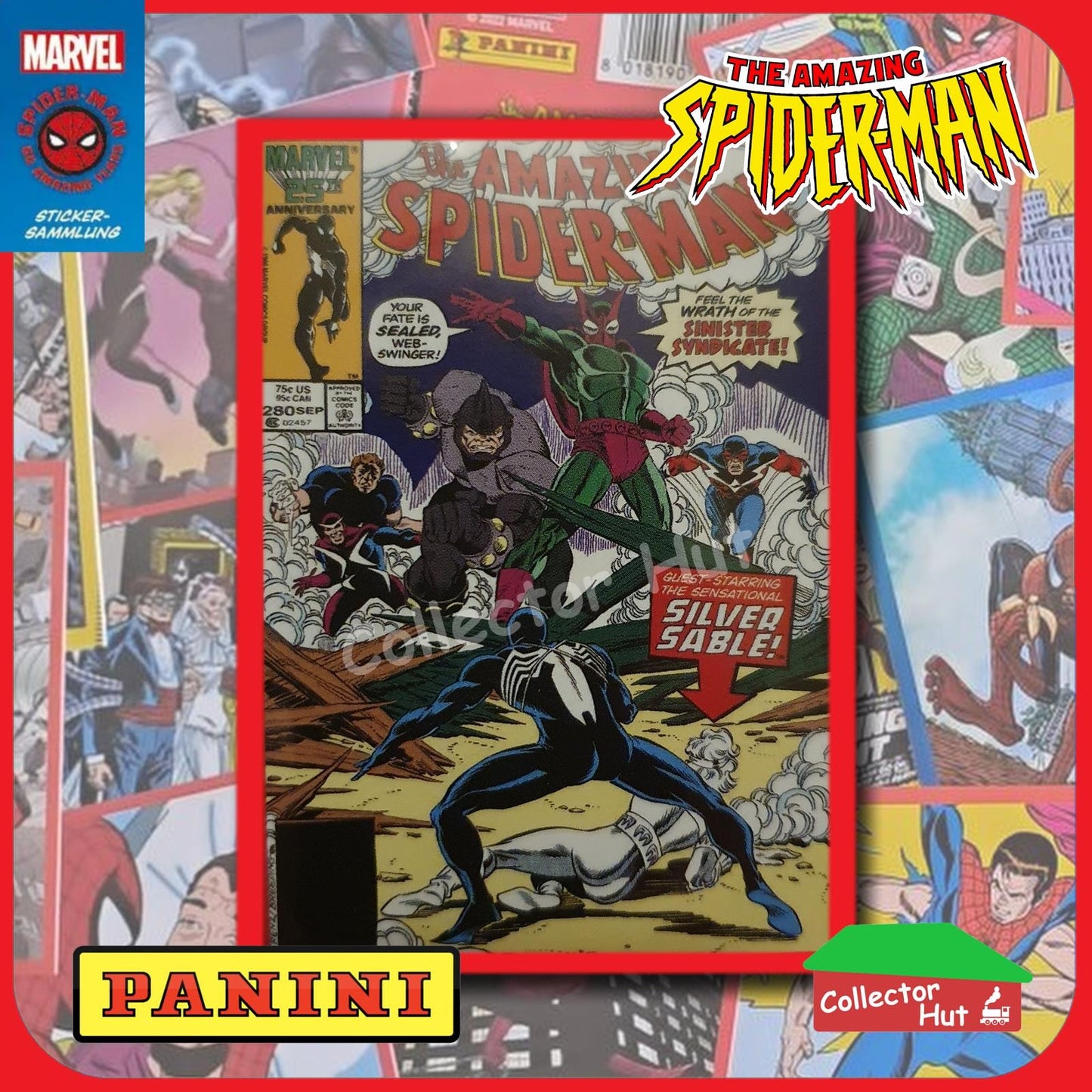 Panini The Amazing Spider-Man 60th Anniversary Sticker Collection Singles