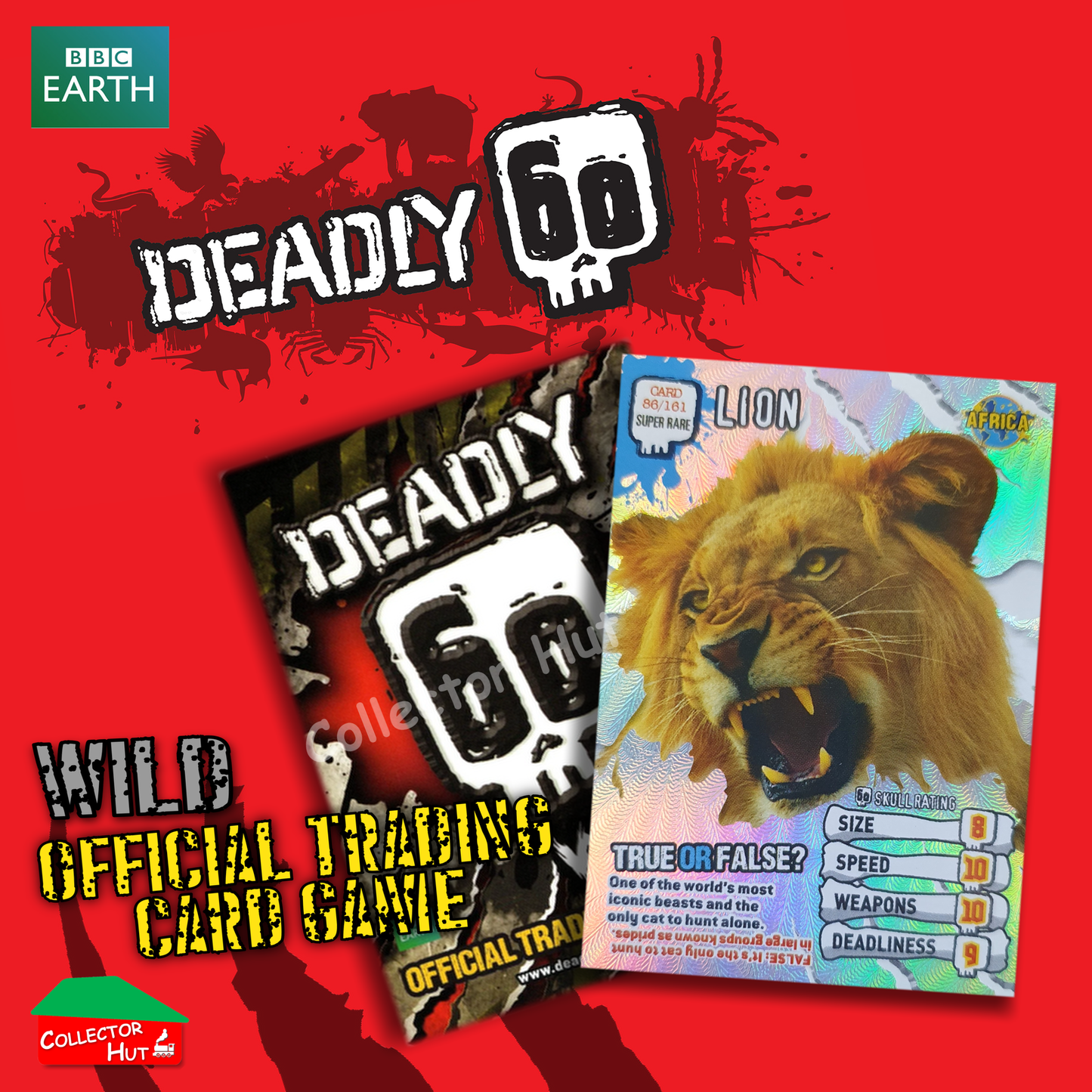 CBBC Deadly 60 Season 1, 2 & Wild FOIL RARE LIMITED Trading Cards
