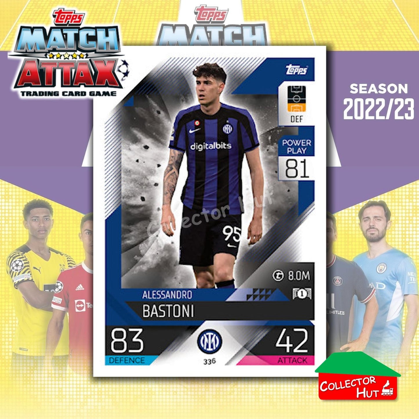 Topps Match Attax Europa Champions League 2022/23 TCG Trading Cards Base 190-387