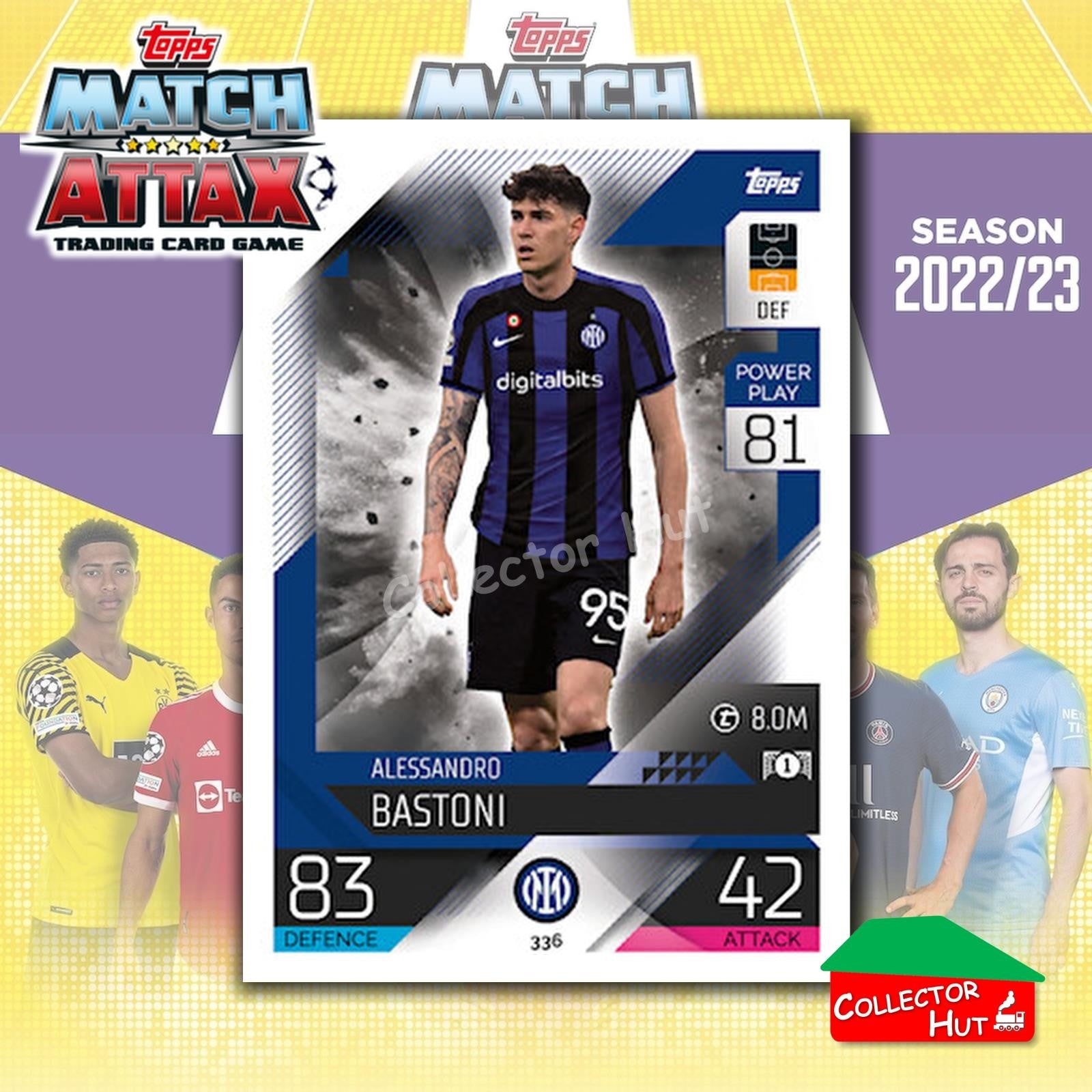 Topps Match Attax Europa Champions League 2022/23 TCG Trading Cards Base 190-387