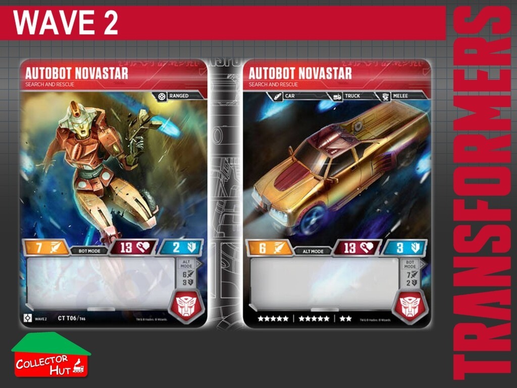 Transformers TCG CHARACTER Trading Cards All Waves