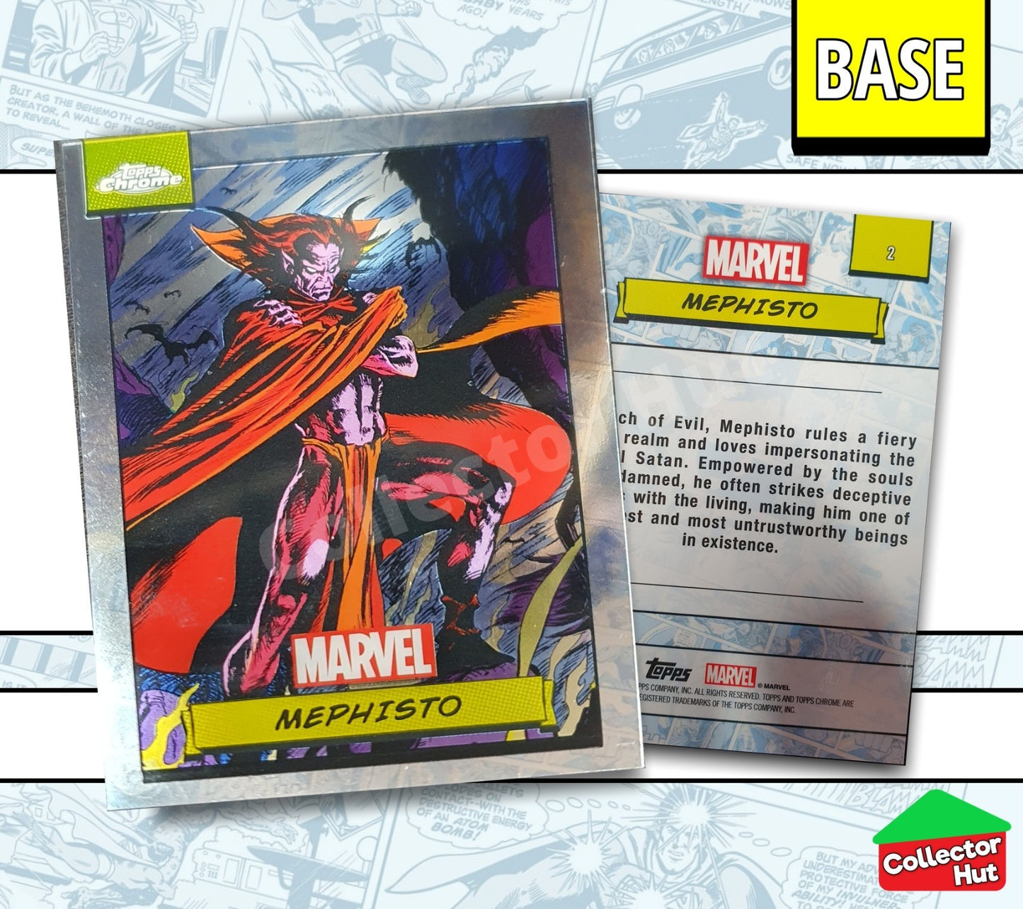 Marvel Topps Chrome 2024 Base Card Collection 1-150 YOU CHOOSE