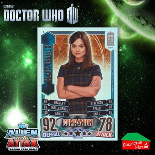 Topps Dr Who Alien Attax 50th Anniversary Edition RARE Limited & Companion Cards