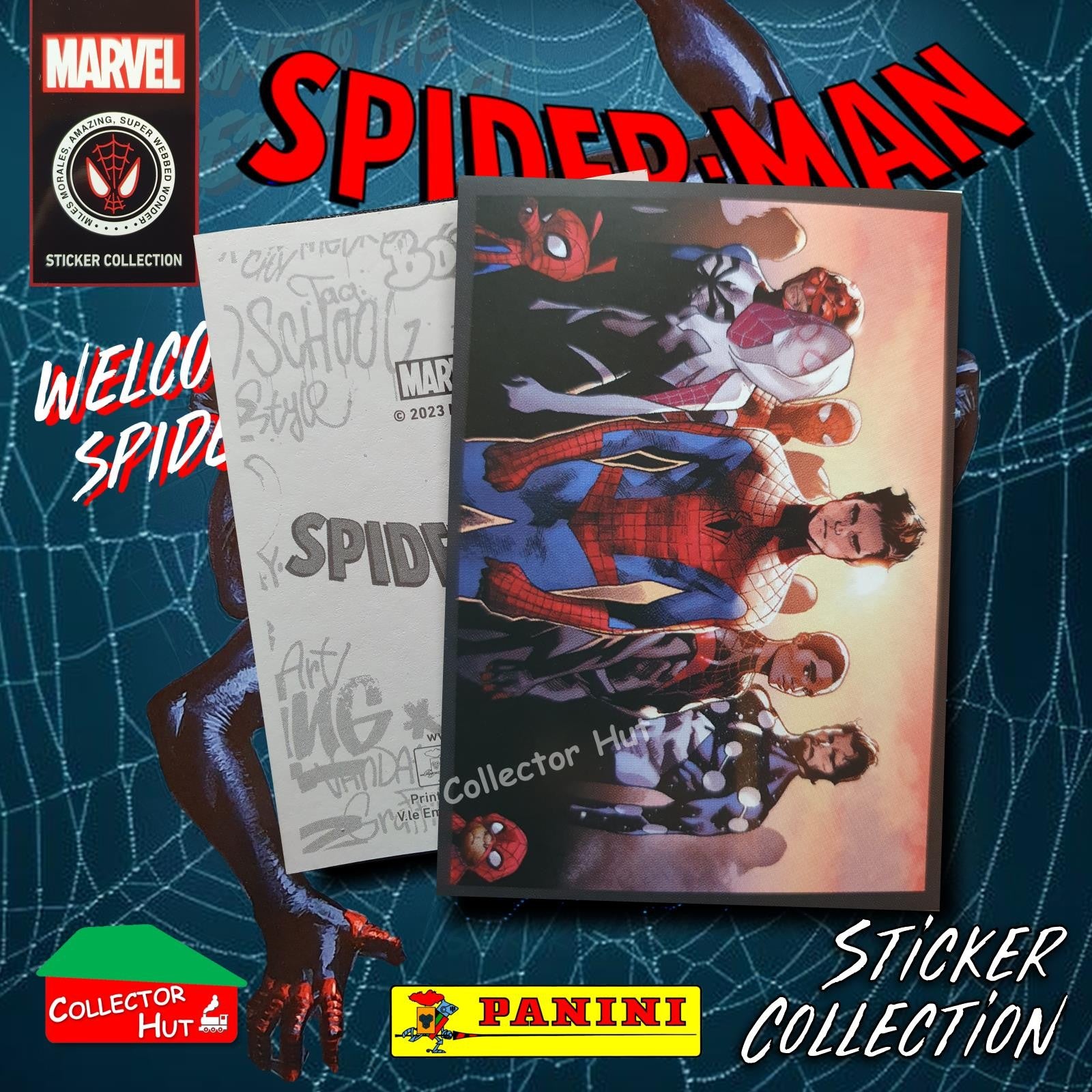 Panini Spider-Man Spider-Verse 2023 Collection Sticker Singles #1-163 & F1-30