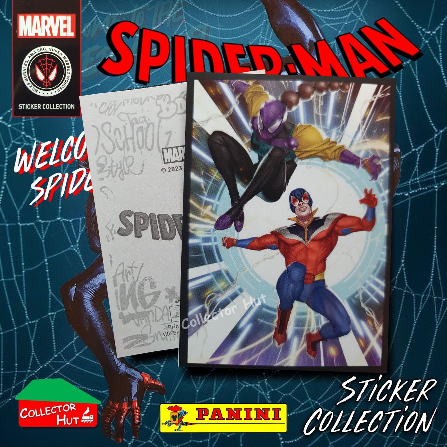 Panini Spider-Man Spider-Verse 2023 Collection Sticker Singles #1-163 & F1-30