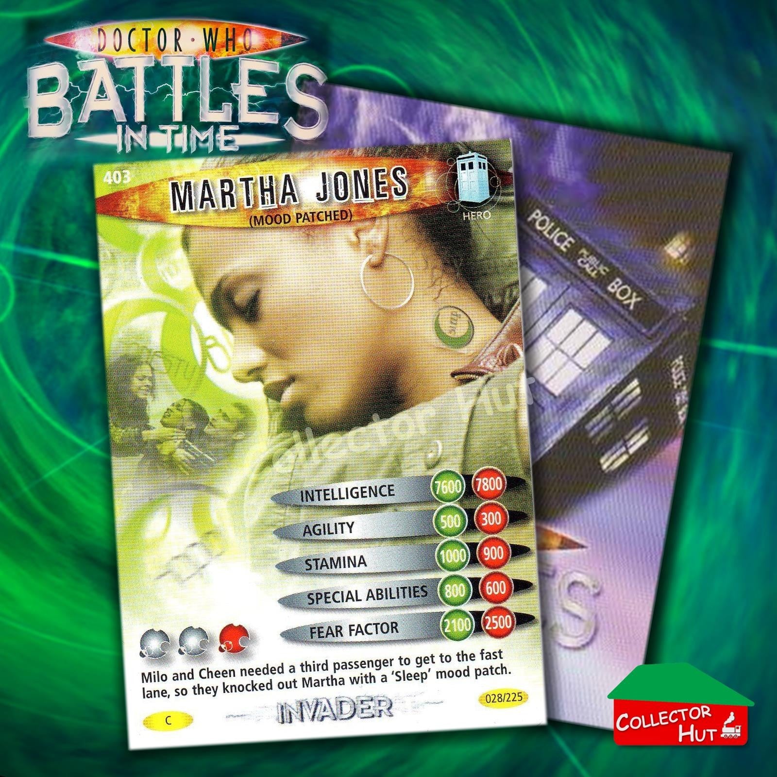 DOCTOR WHO Battles in Time #376-600 INVADER RARE & COMMON CARDS YOU CHOOSE
